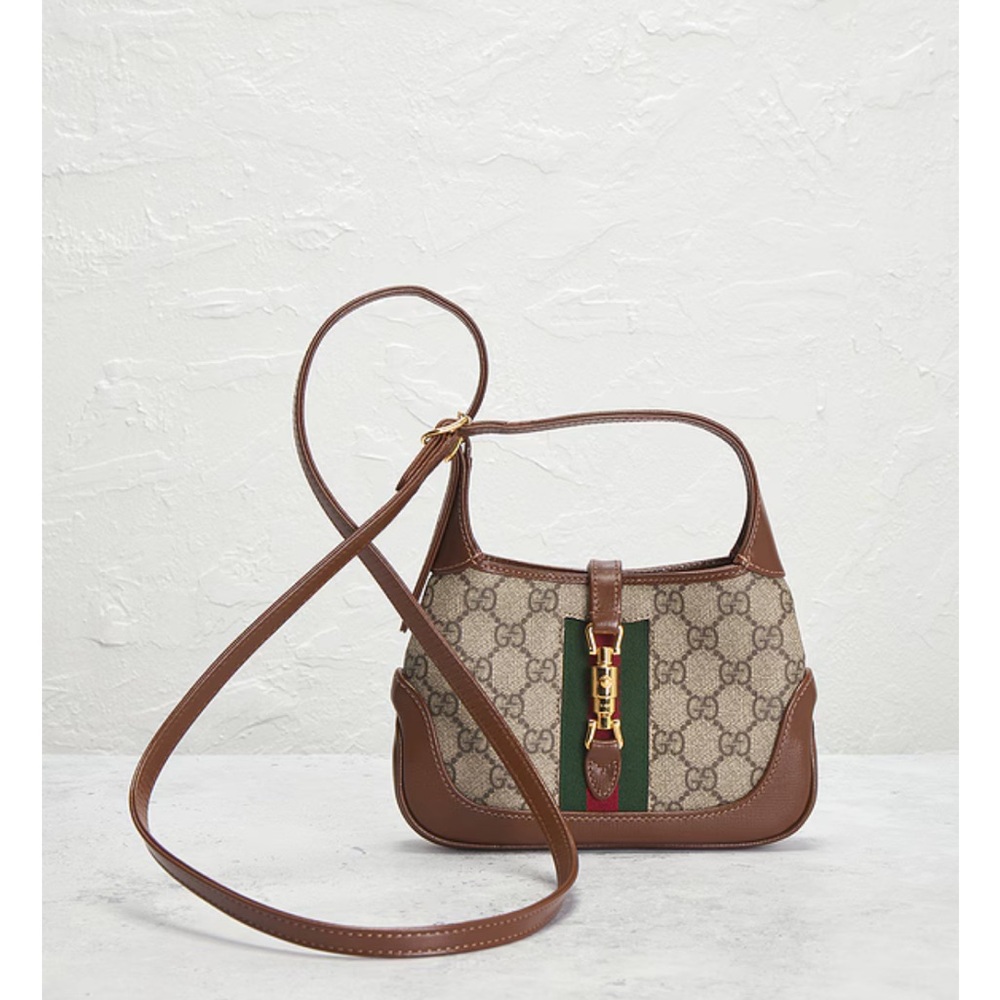 🆕 Auth Gucci Mini Jackie 1961 Hobo Bag w/ Shoulder Strap - Picture 5 of 13